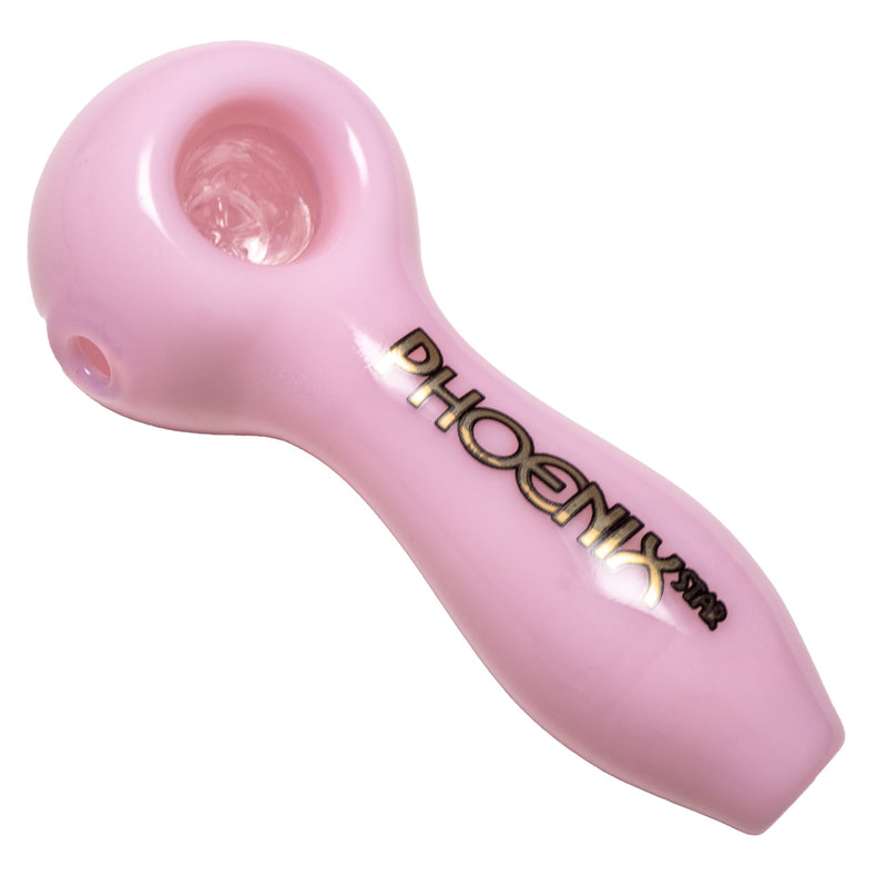 Phoenix Star - Screen Spoon Pipe - Milky Pink - The Cave