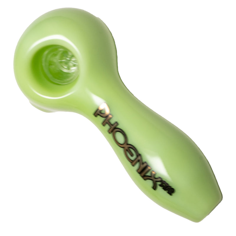 Phoenix Star - Screen Spoon Pipe - Milky Green - The Cave