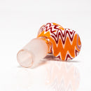 Shooters - Single Hole Slide - 14mm - Orange, Red & White Wig Wag - The Cave