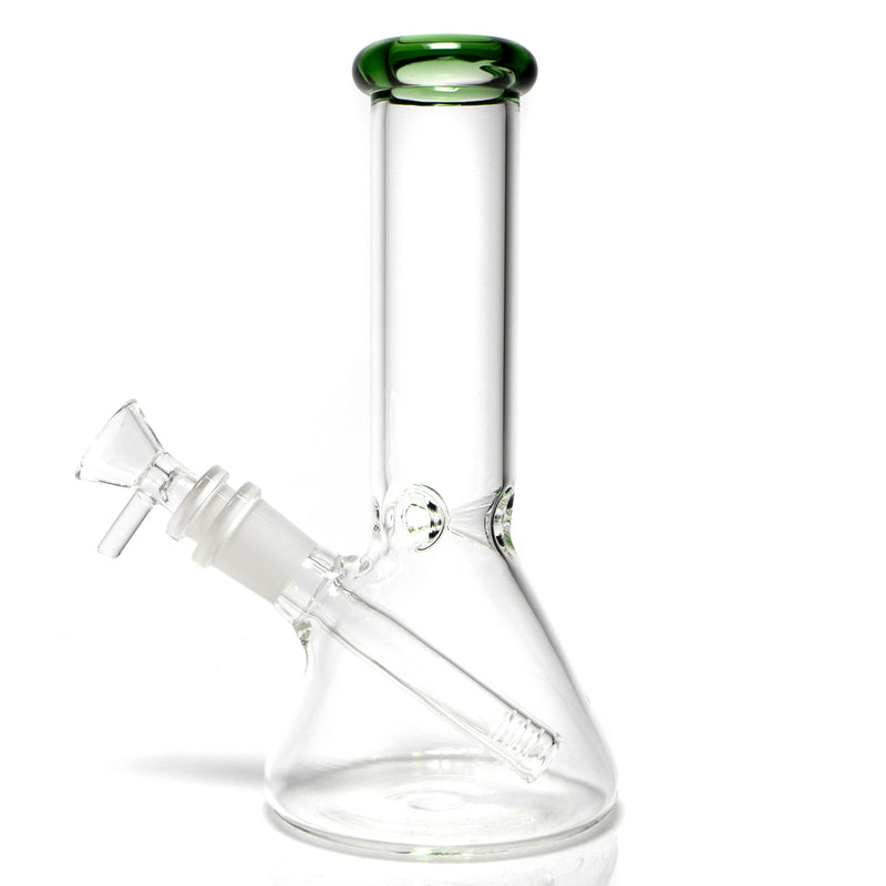 Shooters - 8" Beaker - Green Accent - The Cave