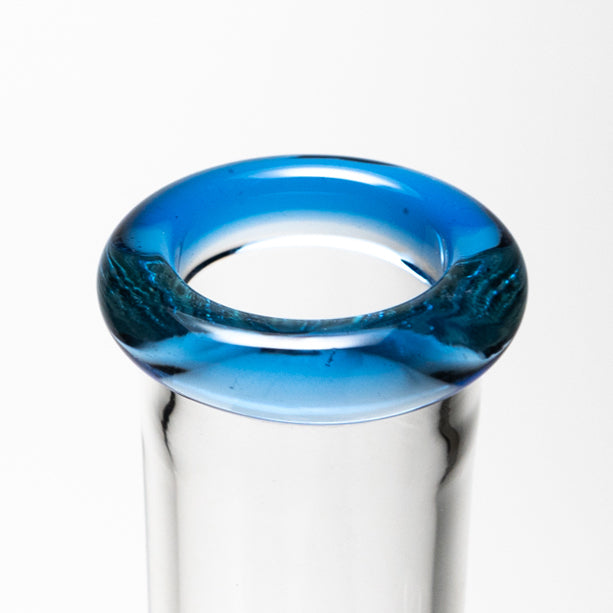 Shooters - 8" Beaker - Blue Accent - The Cave
