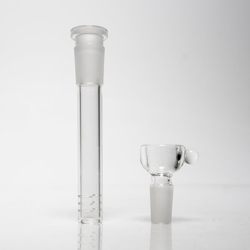 Shooters - 8" Beaker - Blue Accent - The Cave