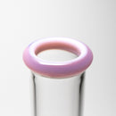 Shooters - 12" Diamond Base Beaker - Shower Head - Pink Accent - The Cave