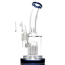Shooters - 10 Arm Tree Bubbler w/ Splash Guard - Blue - The Cave
