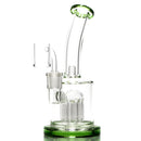 Shooters - 10 Arm Tree Bubbler w/ Splash Guard - Green - The Cave