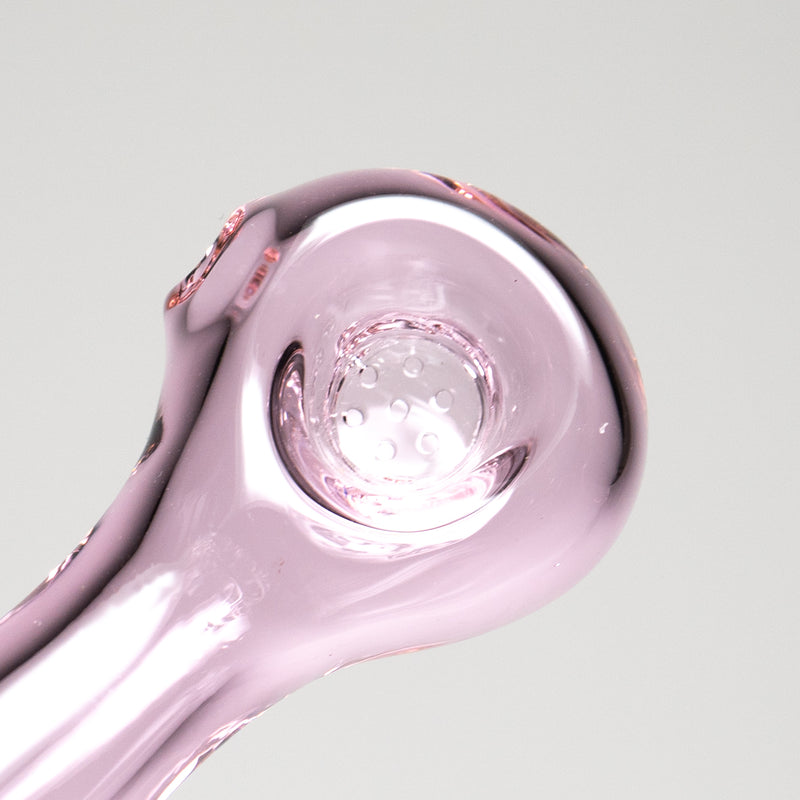 Shooters - Honeycomb Screen Spoon Pipe - Pink - The Cave