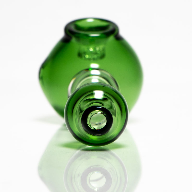 Shooters - Orb Honeycomb Spoon Pipe - Green Accent - The Cave