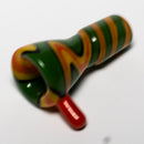 Shooters - Push Bowl Slide - 18mm - Yellow, Green, Black, & Orange Wig Wag - The Cave