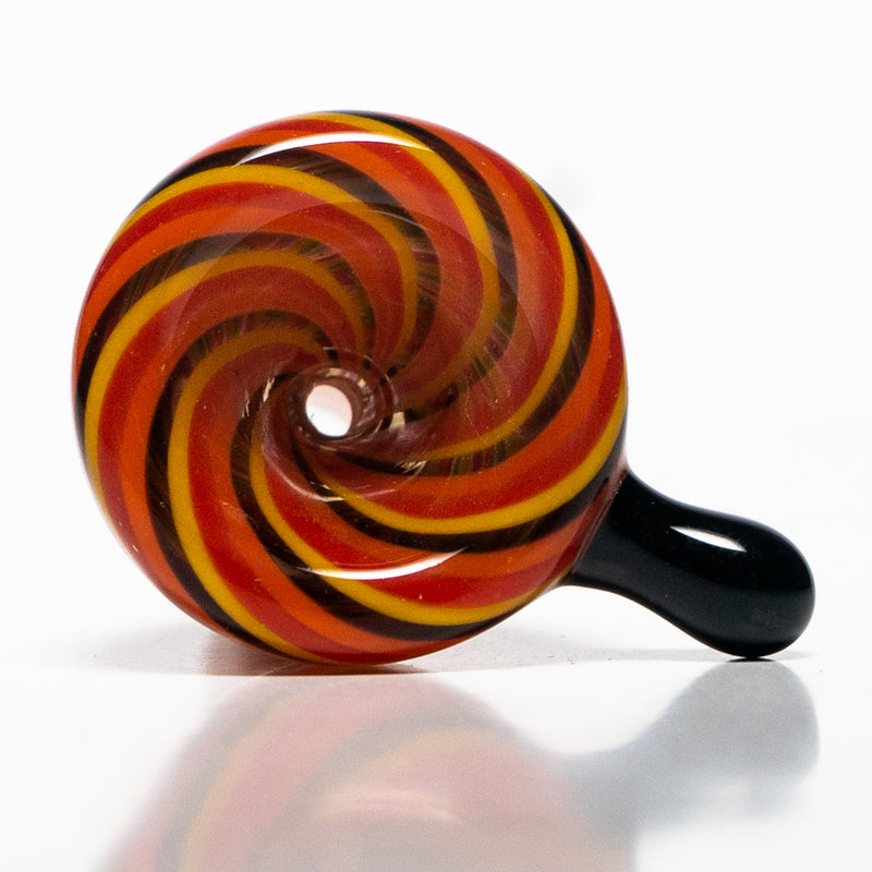 Shooters - Push Bowl Slide - 14mm - Fire & Black Twirl - The Cave