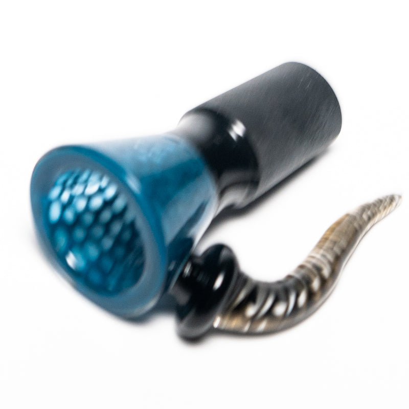 Shooters - Honeycomb Martini Slide - 18mm - Blue - The Cave