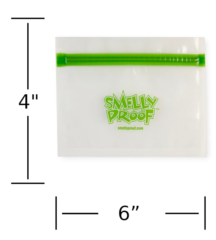Smelly Proof - Small Bag - Clear - 10 Pack Bundle - The Cave