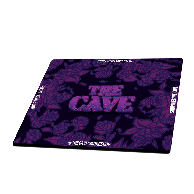 The Cave Smoke Shop - Landing Pad - Small Square - Black Rose - The Cave