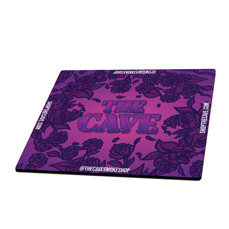 The Cave Smoke Shop - Landing Pad - Small Square - Purple Rose - The Cave
