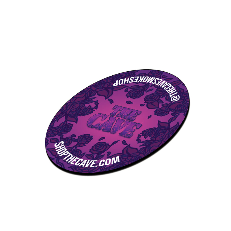 The Cave Smoke Shop - Landing Pad - Small Round - Purple Rose - The Cave