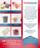 Smelly Proof - Large Bag - Clear - 5 Pack Bundle - The Cave