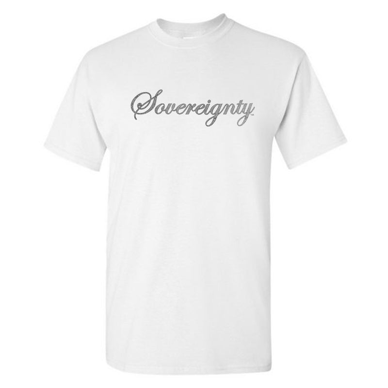 Sovereignty - T-Shirt - White w/ Black - 3XL - The Cave