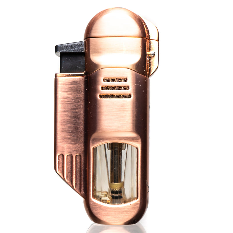 Vector X Sovereignty - Torpedo - Quad Flame Torch Lighter - Rose Gold - The Cave