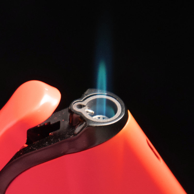 Vector X Sovereignty - Ultra - Single Flame Torch Lighter - Red - The Cave
