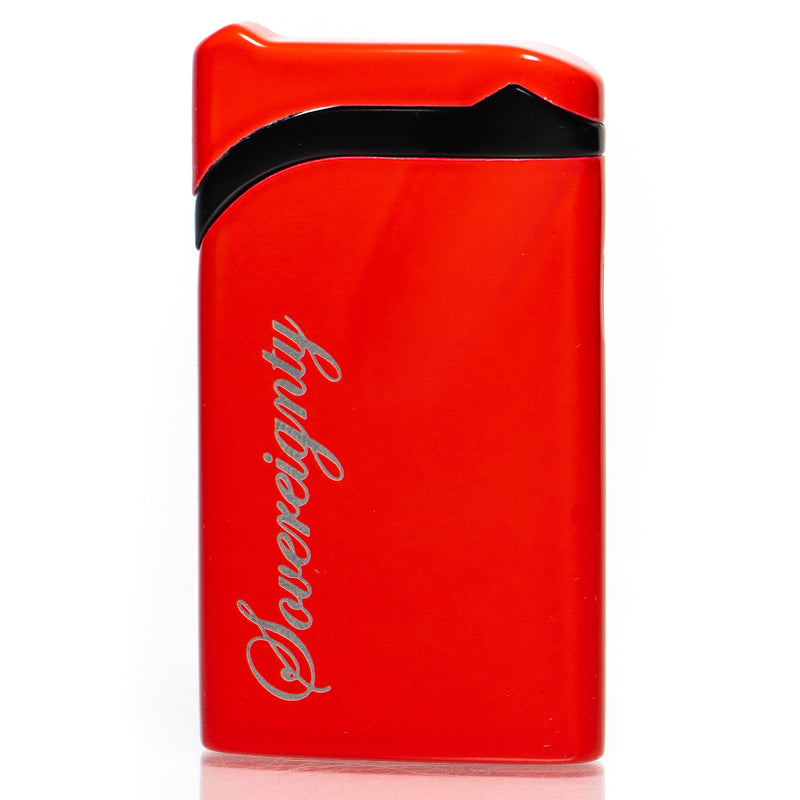 Vector X Sovereignty - Ultra - Single Flame Torch Lighter - Red - The Cave
