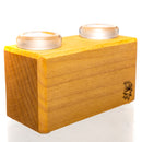 Sovereignty x Dank Woodworks - Slide Display - 2 Slot - 18mm - Maple - The Cave