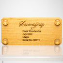 Sovereignty x Dank Woodworks - Slide Display - 2 Slot - 18mm - Maple - The Cave