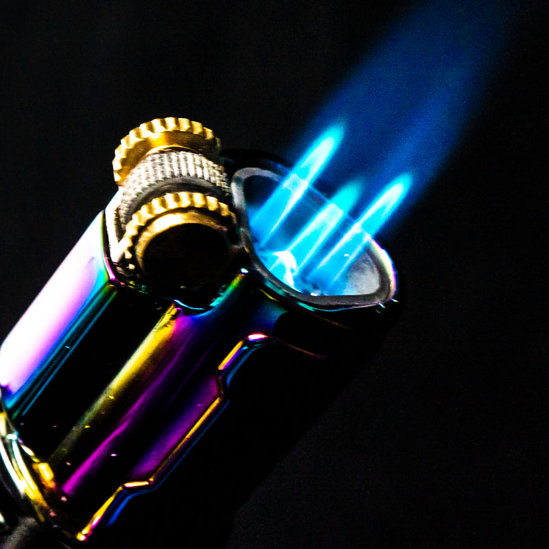 Vector X Sovereignty - Robusto - Triple Flame Torch Lighter - Prizm - The Cave