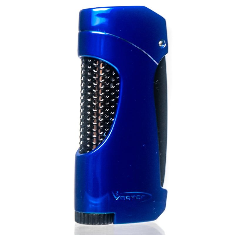 Vector X Sovereignty - Valor - Single Flame Torch Lighter - Sparkle Blue - The Cave