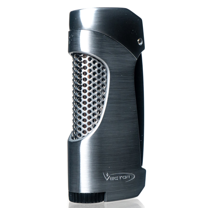 Vector X Sovereignty - Valor - Single Flame Torch Lighter - Chrome Satin - The Cave