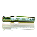 ROOR - Custom Tips - Flat Tip - Green Sparkle & Rasta Linework