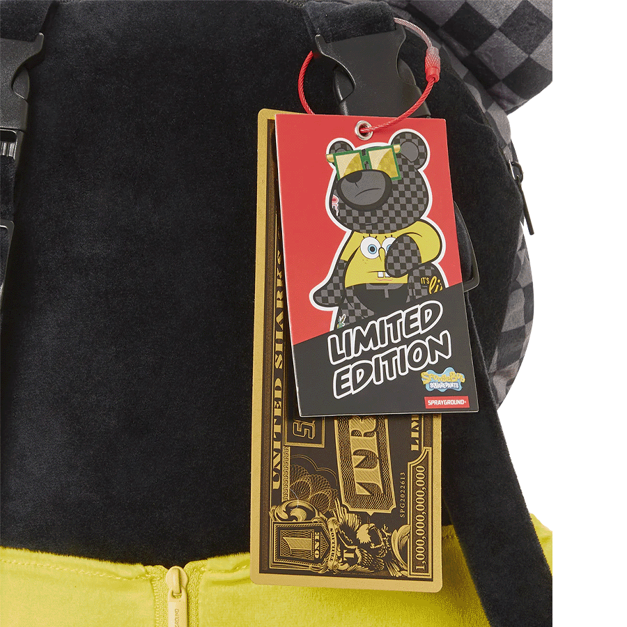 New! Unisex Sprayground Spongebob Moneybear Limited Edition Backpack m78852992307_1.jpg?1756898832 main image 2