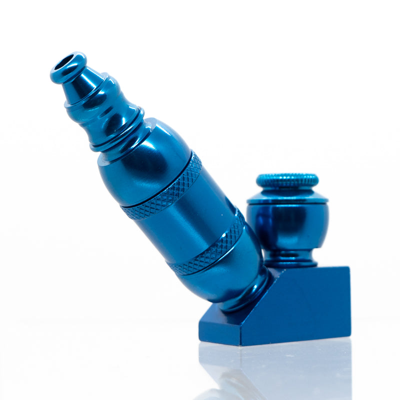 Metal Pipe - Stand Up - Double Chamber - Blue - The Cave