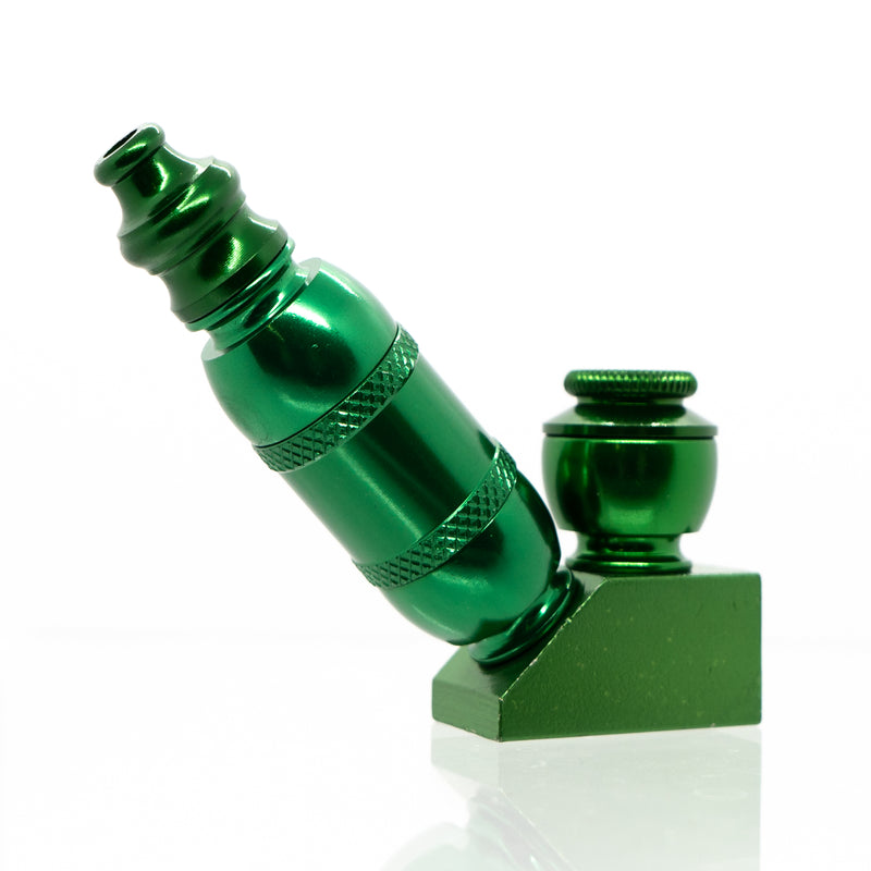 Metal Pipe - Stand Up - Double Chamber - Green - The Cave