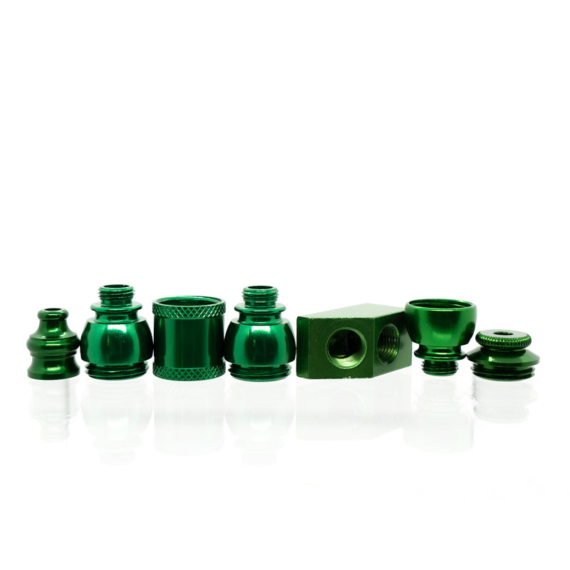 Metal Pipe - Stand Up - Double Chamber - Green - The Cave