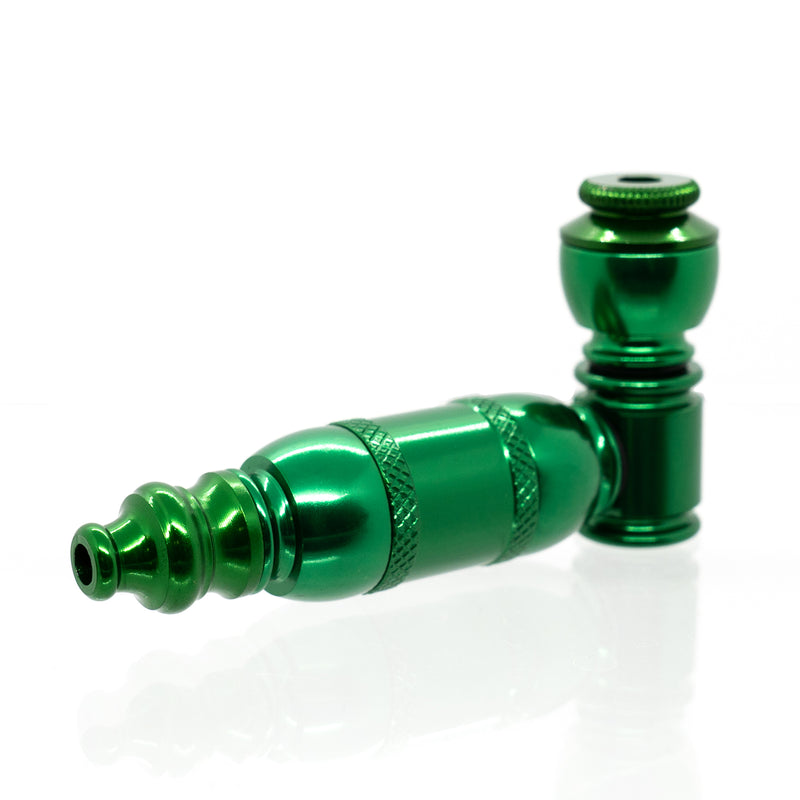 Metal Pipe - Standard - Double Chamber - Green - The Cave