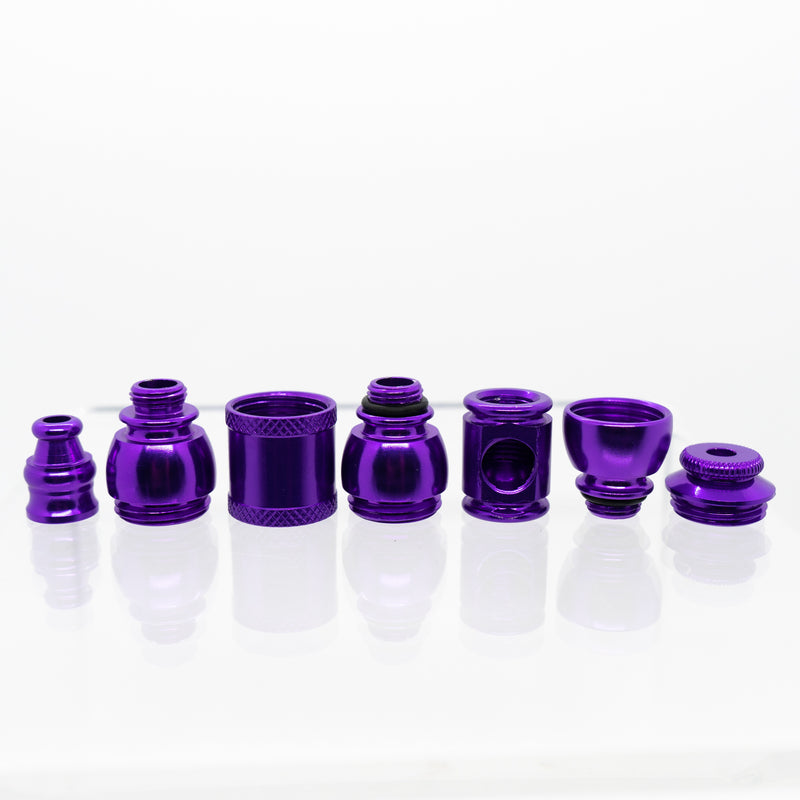 Metal Pipe - Standard - Double Chamber - Purple - The Cave