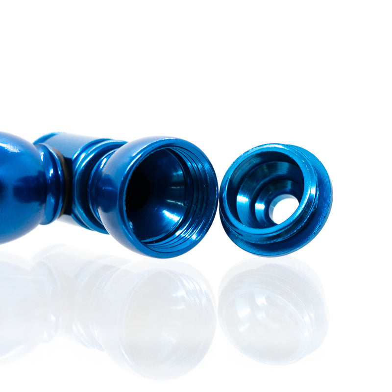 Metal Pipe - Standard - Double Chamber - Blue - The Cave