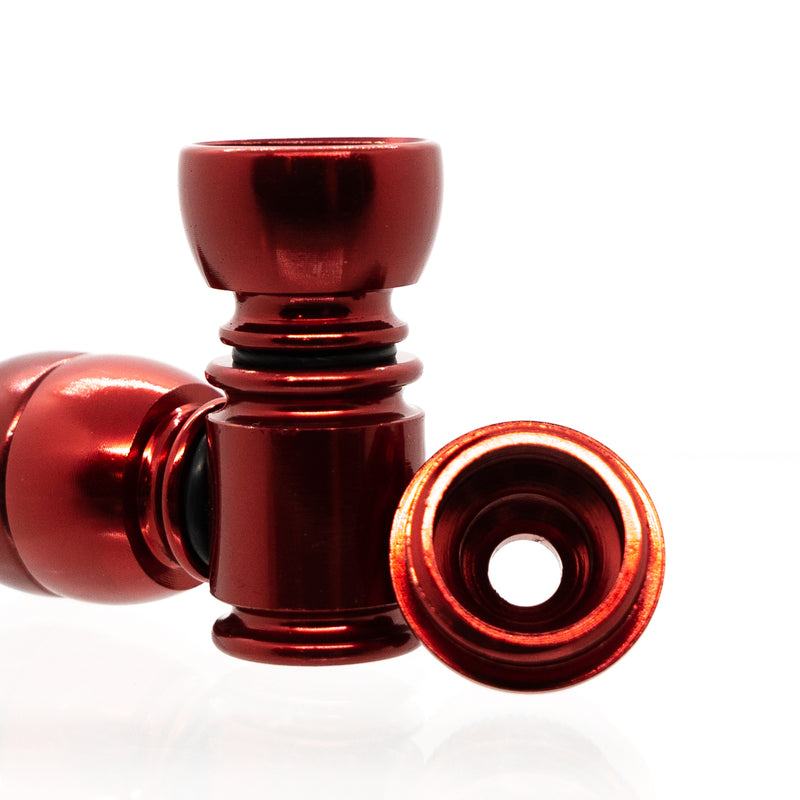 Metal Pipe - Standard - Single Chamber - Red - The Cave