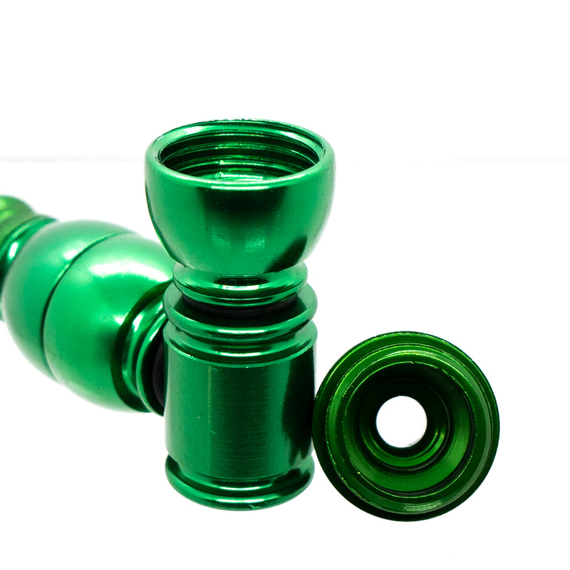 Metal Pipe - Standard - Single Chamber - Green - The Cave