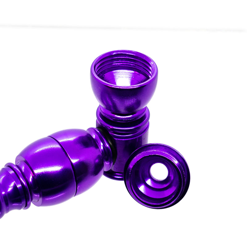 Metal Pipe - Standard - Single Chamber - Purple - The Cave
