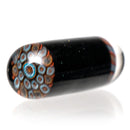 Steve H Glass - Artist Series Pillar - Blue & Orange Mandala - Galaxy - The Cave