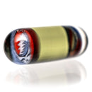 Steve H Glass - Artist Series Pillar - Stealie - Atlantis - The Cave