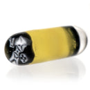 Steve H Glass - Artist Series Pillar - Black & White Monogram - CFL Pastel Serum - The Cave