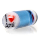 Steve H Glass - Artist Series Pillar - I Love Anal - Blue Dream - The Cave