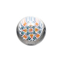 Steve H Glass - Premium Series Pearl - Red & Blue Star Mandala - The Cave