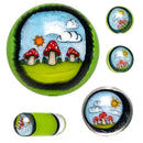 Steve H Glass - Standard Series Slurper Set - 5 Piece - Mushroom Scene - Antidote - The Cave