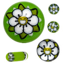 Steve H Glass - Standard Series Slurper Set - 5 Piece - Happy Flower - Antidote - The Cave