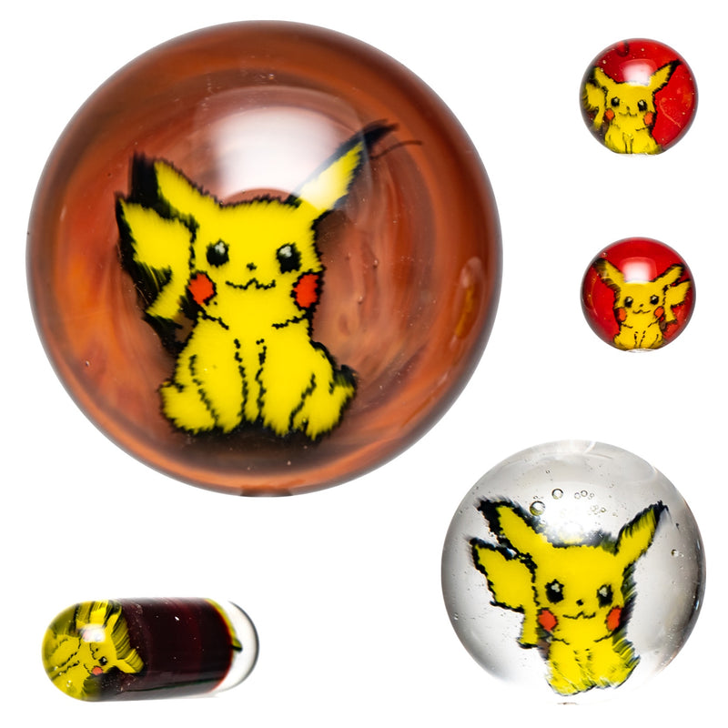 Steve H Glass - Artist Series Slurper Set - 5 Piece - Pikachu - Dragons Blood - The Cave