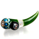 Steve H Glass - Dabber/Poker - Dot Stack & Opal - Green Stardust - The Cave