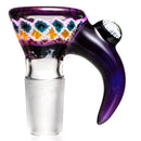 Steve H Glass - Horn Slide - 18mm - Doticello w/ Stargazer - The Cave