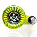 Steve H Glass - Horn Slide - 14mm - Rainbow Burst w/ CFL Sunset Slyme - The Cave